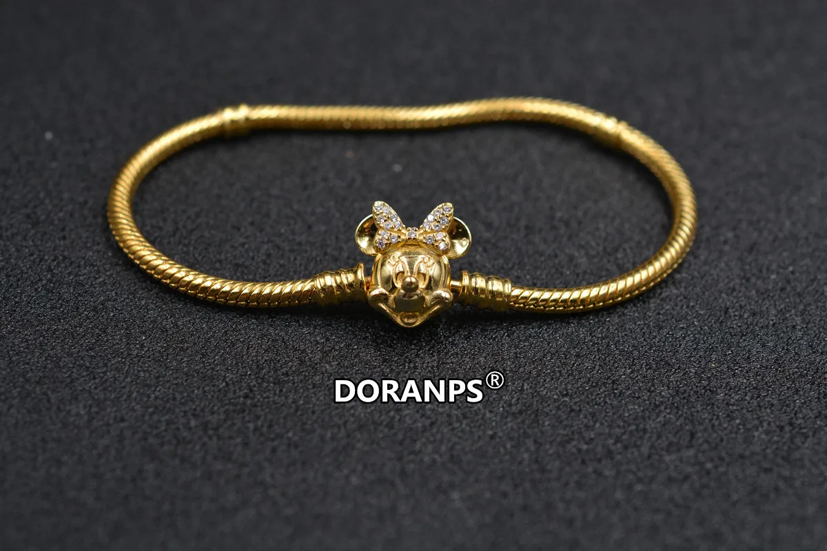 Бренд DORANPS S925 Серебряные браслеты 925 Амулеты Браслет для женщин Подарочные