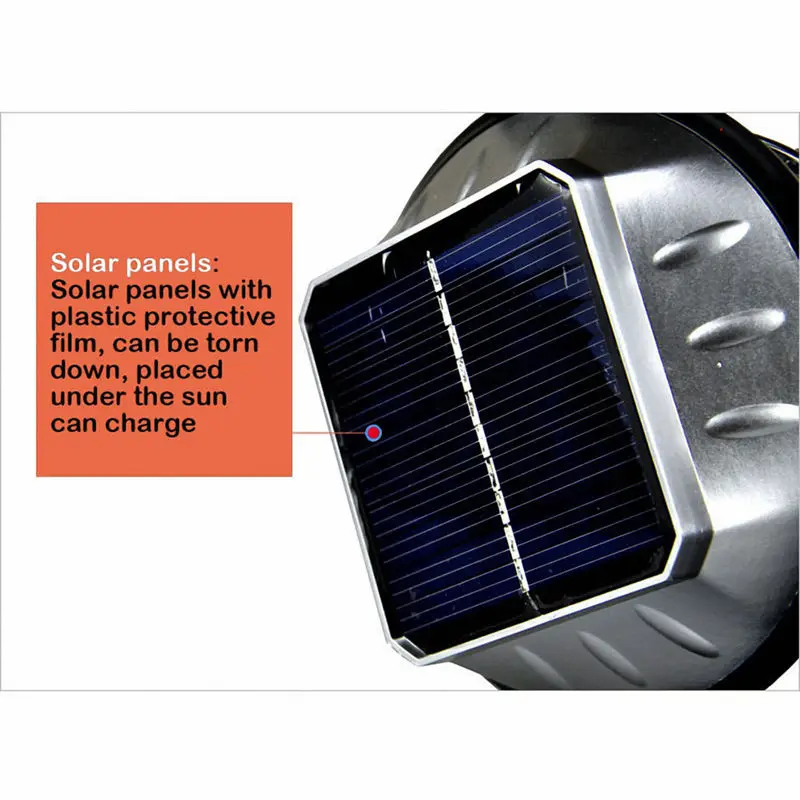 Solar Lantern 5 Mode Hand Crank Dynamo 36 LED Rechargeable Camping Emergency Light Ultra Bright - | Лампы и освещение