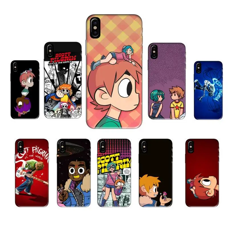 

Scott Pilgrim Vs. The World Phone Case Black Tpu For Iphone XR Xs 11 12 13 Mini Pro Max 6 7 8 Plus X 6s SE 2020 Cover