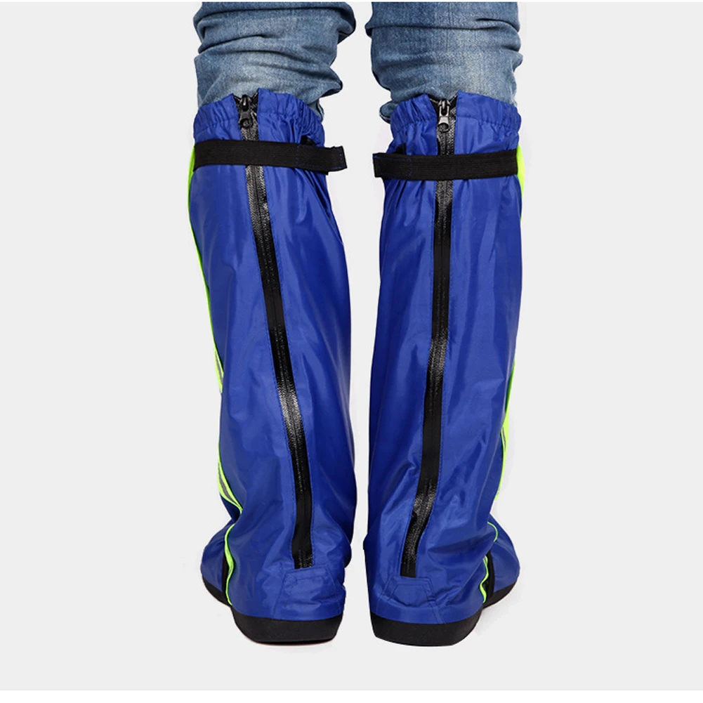 Для мужчин и женщин светоотражающая лента непромокаемые сапоги длинные для