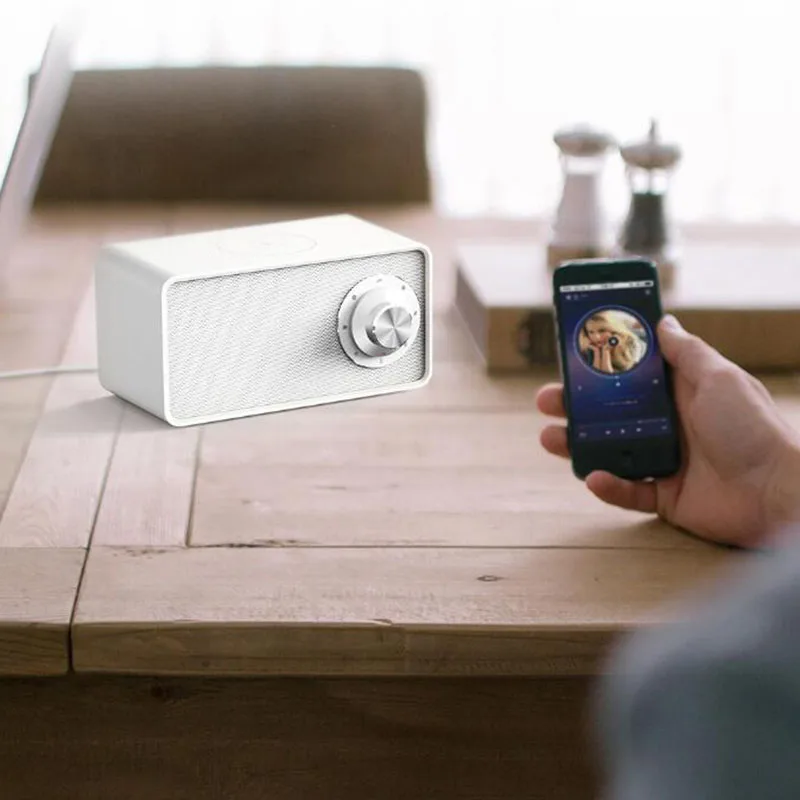 Bluetooth Колонка Youpin беспроводная белая BLT5.0 с функцией быстрой зарядки и сна EPP 10
