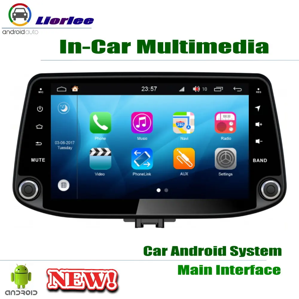 New version For Hyundai Elantra GT 2018 2019 Android System 9" HD IPS LCD Screen Head Unit GPS Radio Player Navi Multimedia |