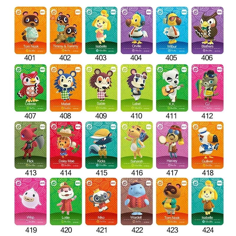 Mini tarjeta de juego NFC de personajes de datos, serie 5, 2021, Ntag215, 48 piezas-1