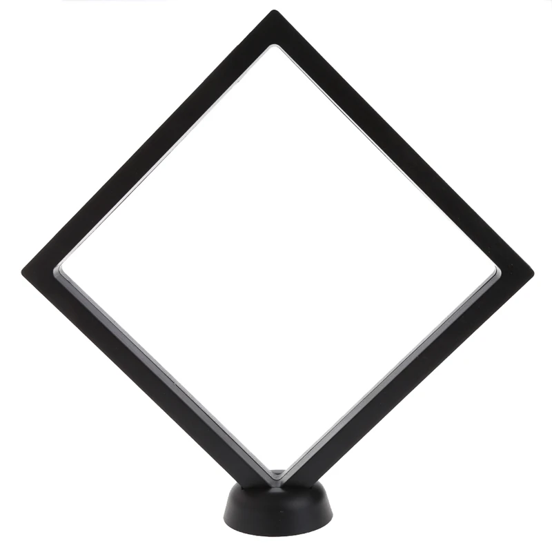 

Suspended Floating Jewellery Display Case Gems Artefacts Stand Holder With Base