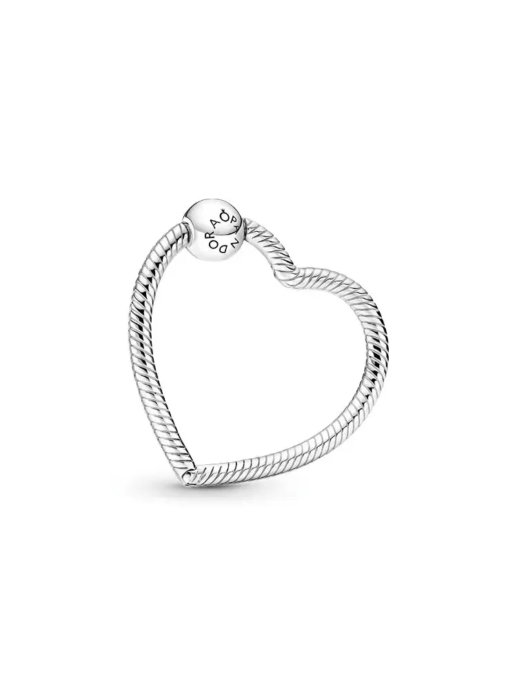 

2021 new jewelry heart-shaped charm hanging ring 925 sterling silver fitted original Pandora DIY accessories for ladies exquisit