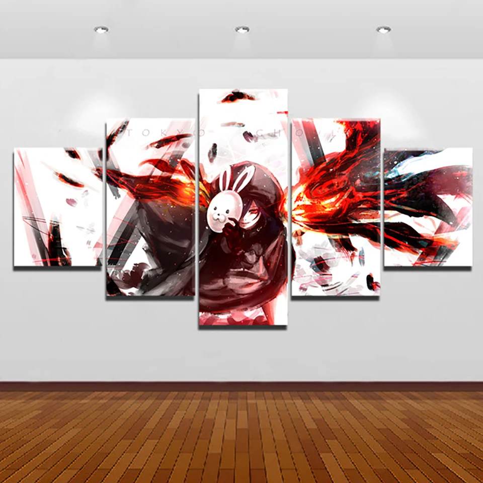 Постер с принтом для домашнего декора 5 шт. Токийский Гуль тоука Кирисима