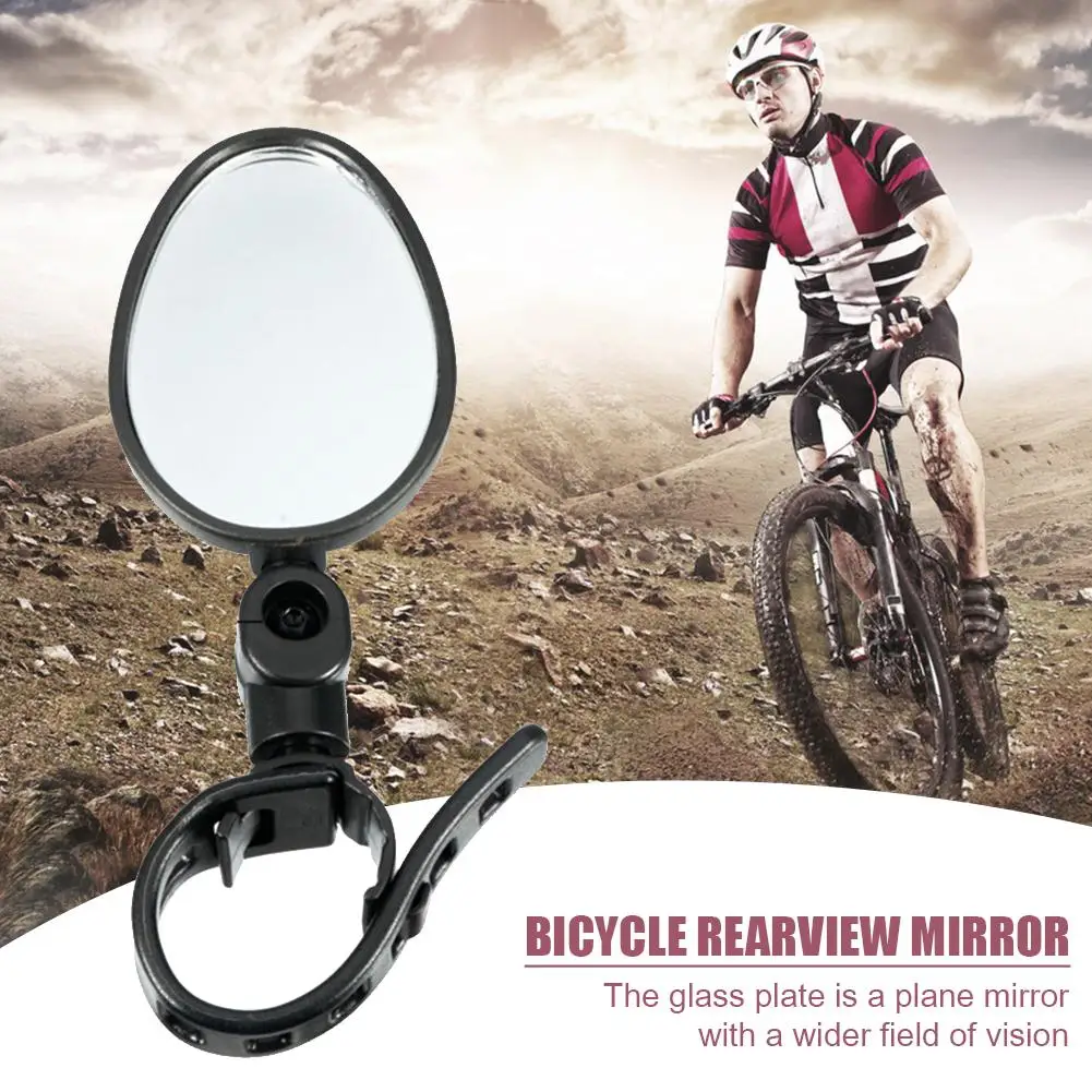 

Bicycle Rear View Mirror 360 Degree MTB Handlebar Rearview Plane Mirror Bike Handlebar Rearview Convex Mirror Cycling Equipment