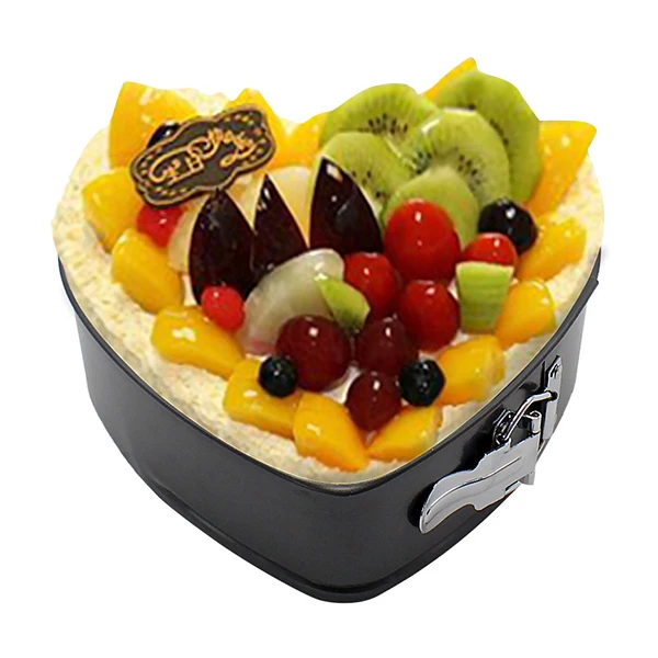 3 шт. форма для торта квадратная в форме сердца круглая антипригарная со съемным