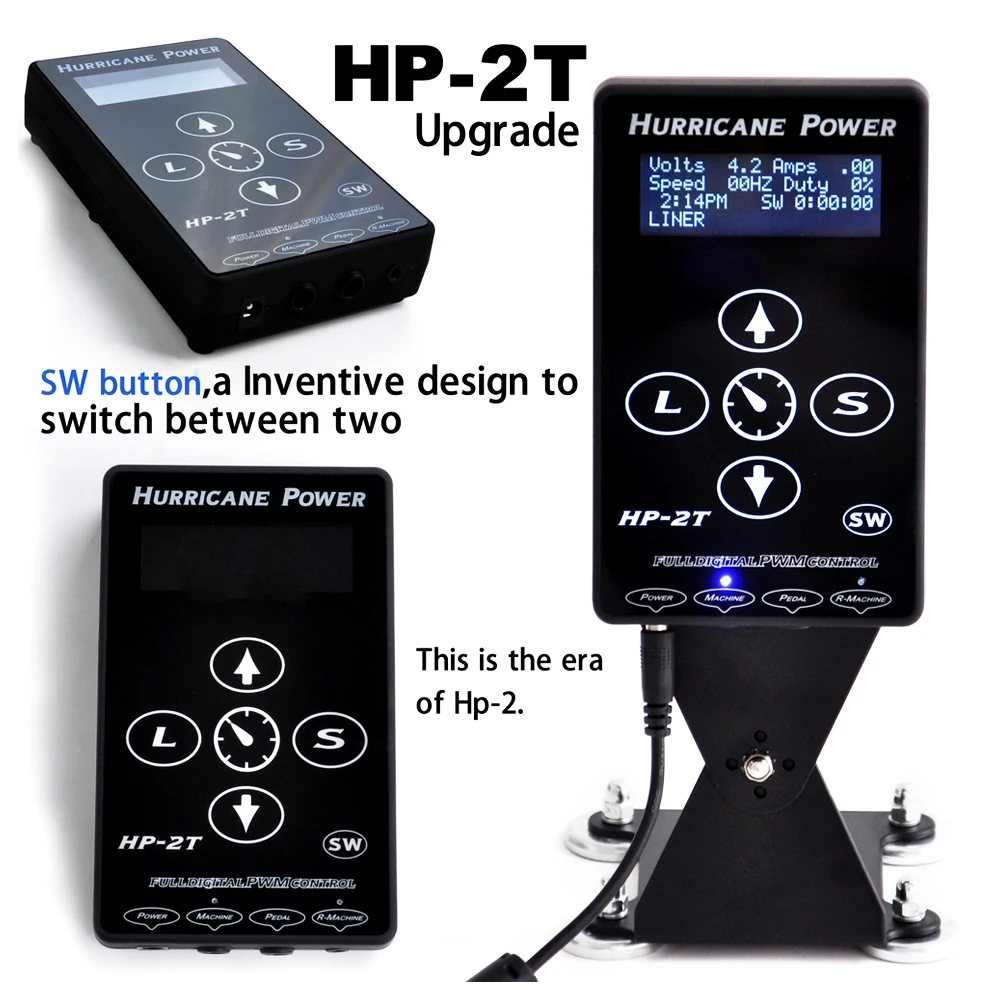 Ураган обновления татуировки Питание для машины сенсорные Экран источник HP 2T