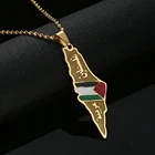 Золотой цвет эмали ожерелья для женщин с арабским ивритом и фотографией