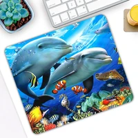 animal dolphin fish gaming small size mouse pad gamer computer mousepad keyboard desk game mause mice mat