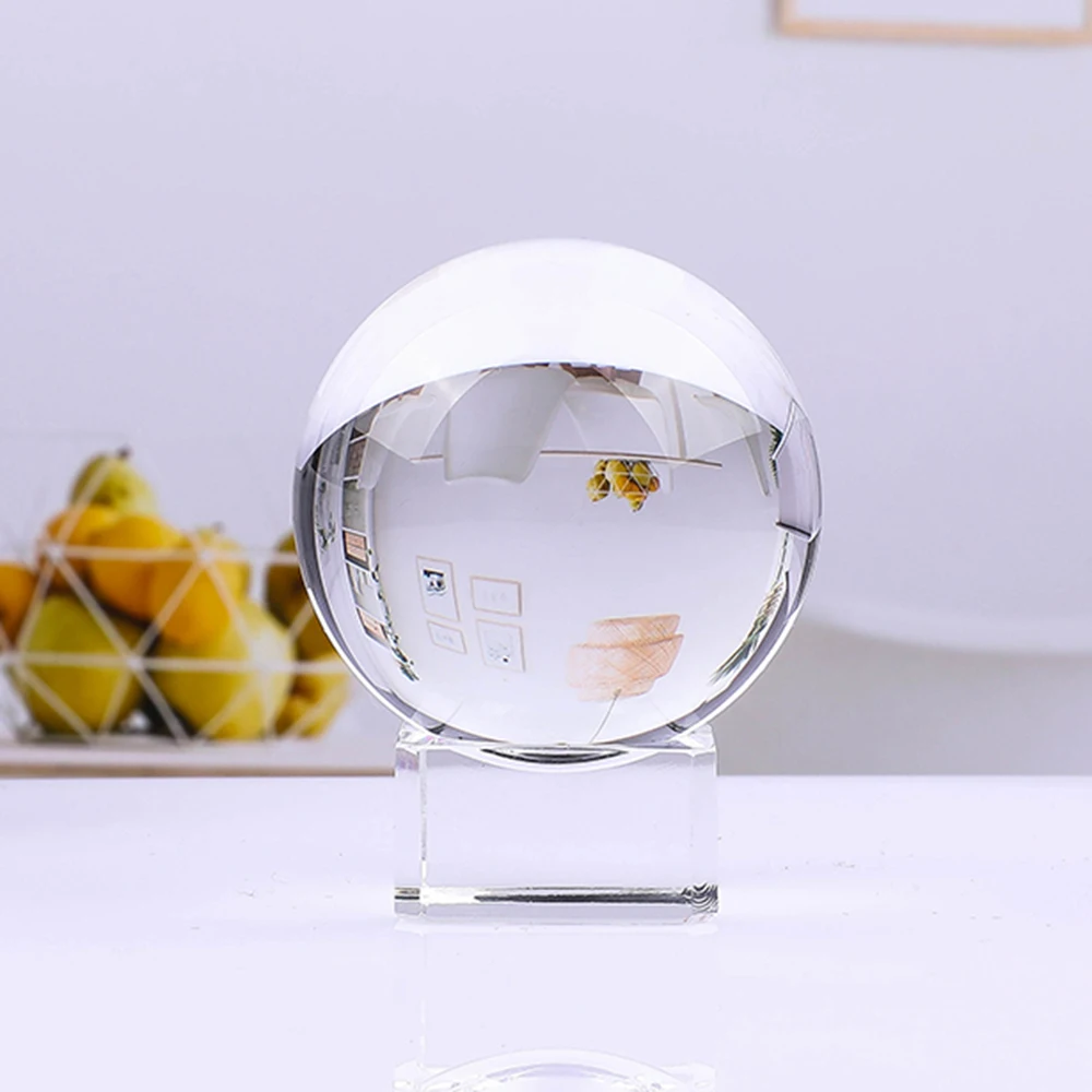 Extramly прозрачная фотография цветной кристалл шар фэн-шуй Глобус кварцевый