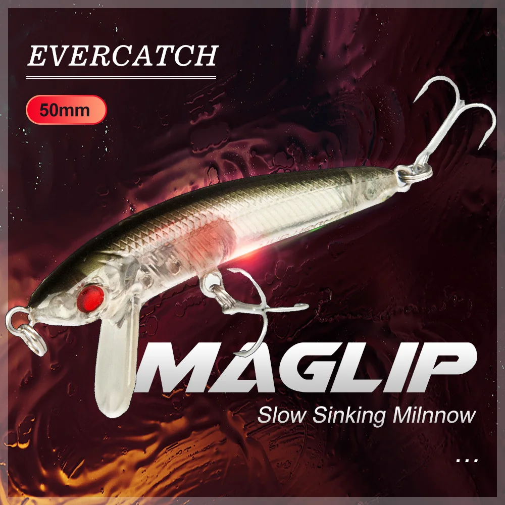 Evercatch magгуб 50 мм/3 5 г мини тонущий гольян погремушки Воблеры искусственный buzz jerkbait
