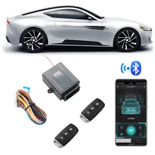 Keyless Entry System Smart Phone Sensor Remote Control Central Lock Automation Car Alarm With Android IOS APP Unlocked Security