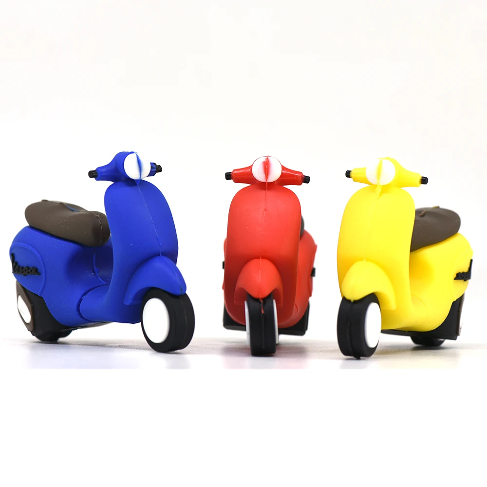 Fashion Girl Scooter Pendrive Motorcycle Usb Flash Drive 32GB 16GB 8GB 4GB 128GB 256GB Pen 64GB Cartoon Memory Stick | Компьютеры и