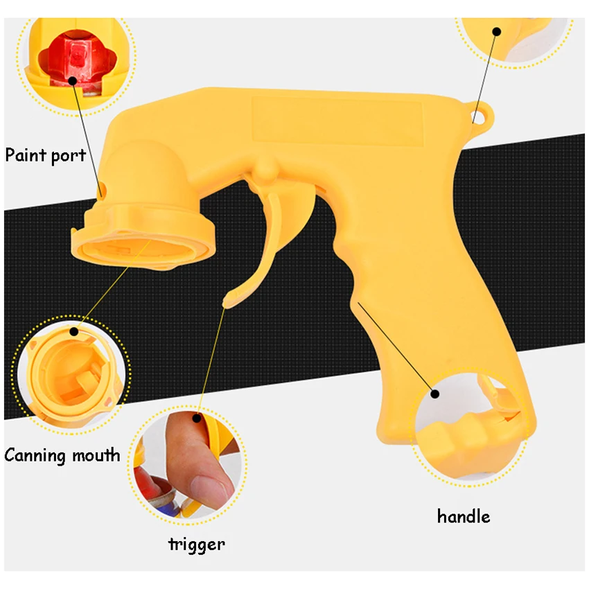 Адаптер для распыления краски инструменты пластиковая ручка-триггер