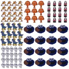 10 шт. аниме-патчи Prajna, вышитые призраками патчи для одежды, термоклейкие патчи для одежды, сделай сам, Мультяшные наклейки в полоску