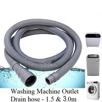 universal wash machine drain extension hose flexible dishwasher water outlet expel tube corrugated washer discharge hose