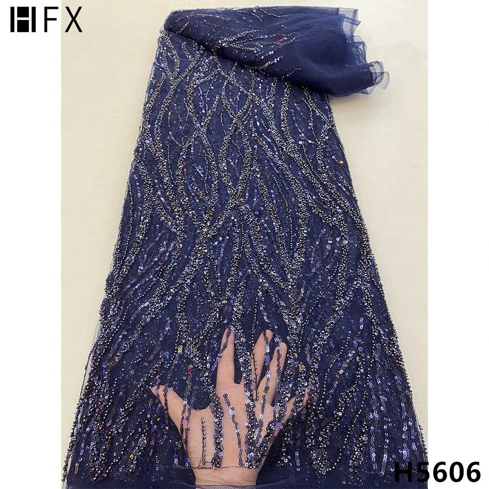 HFX кружевная африканская французская ткань ручной работы 2021 высококачественное