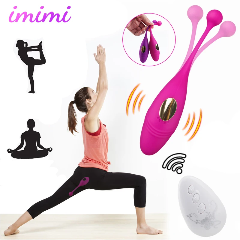 Шарики Кегеля 10 скоростей вагинальное плотное упражнение вибрирующее яйцо