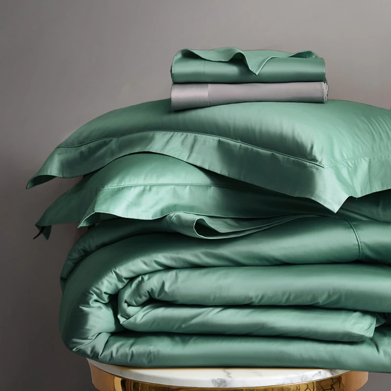 4 шт. Комплект постельного белья из египетского хлопка | Дом и сад