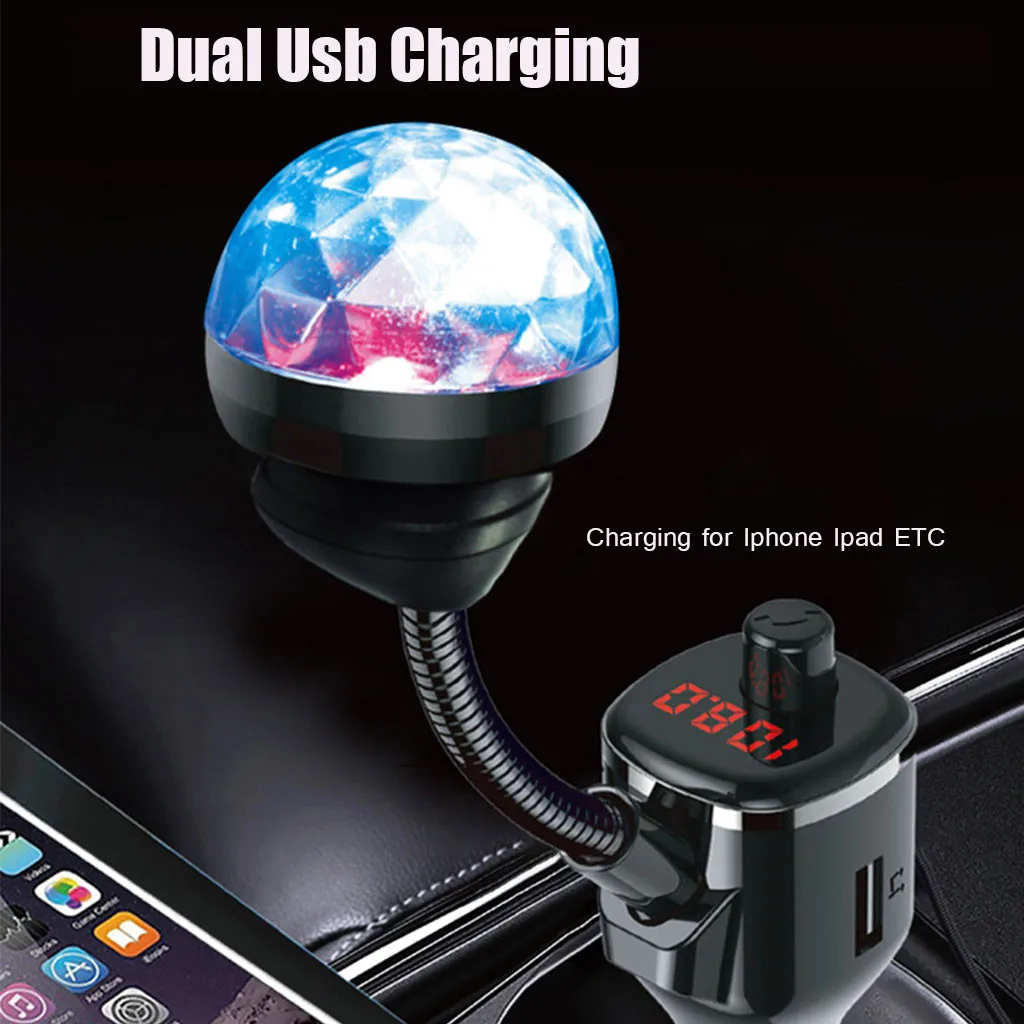 Автомобильный комплект для дискотеки BT с MP3-плеером 2USB-порта ресивер громкой