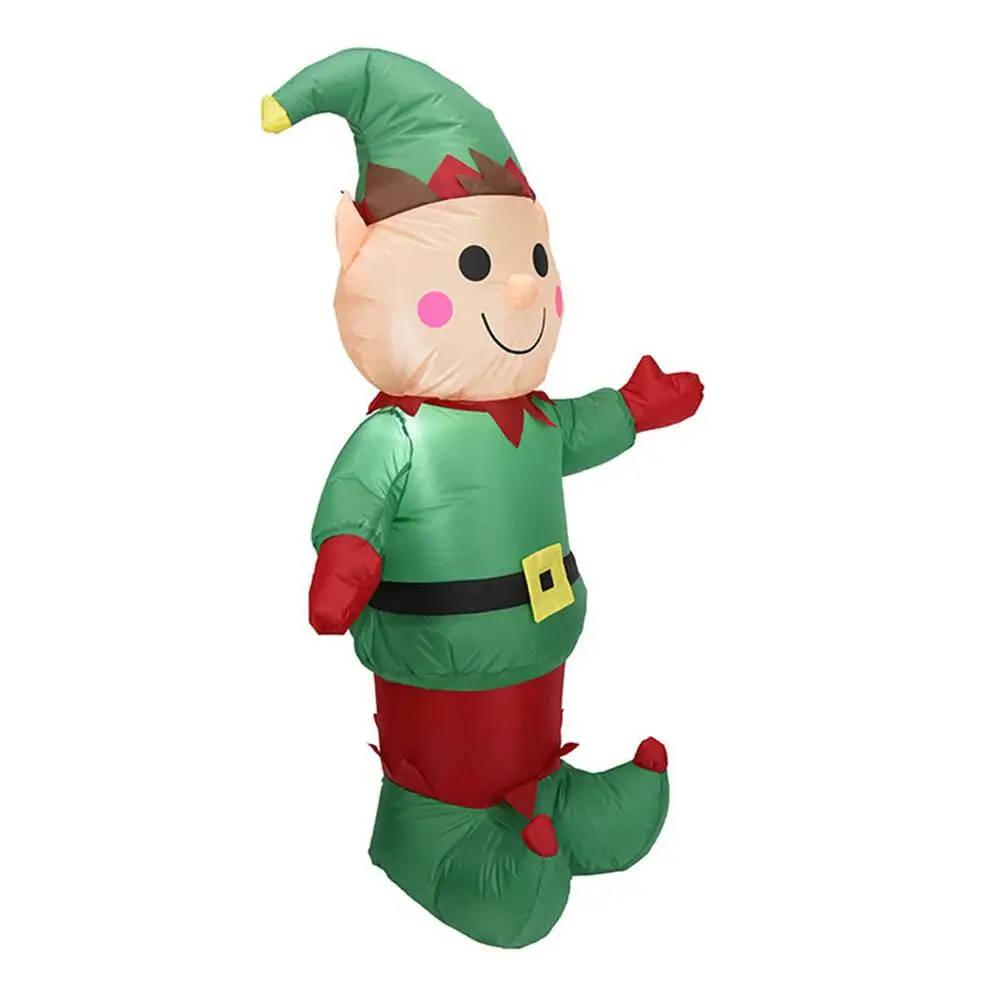 

Рождественский надувной эльф с подсветкой, надувной Рождественский эльф светодиодный светодиодной подсветкой, украшение для рождества, дл...