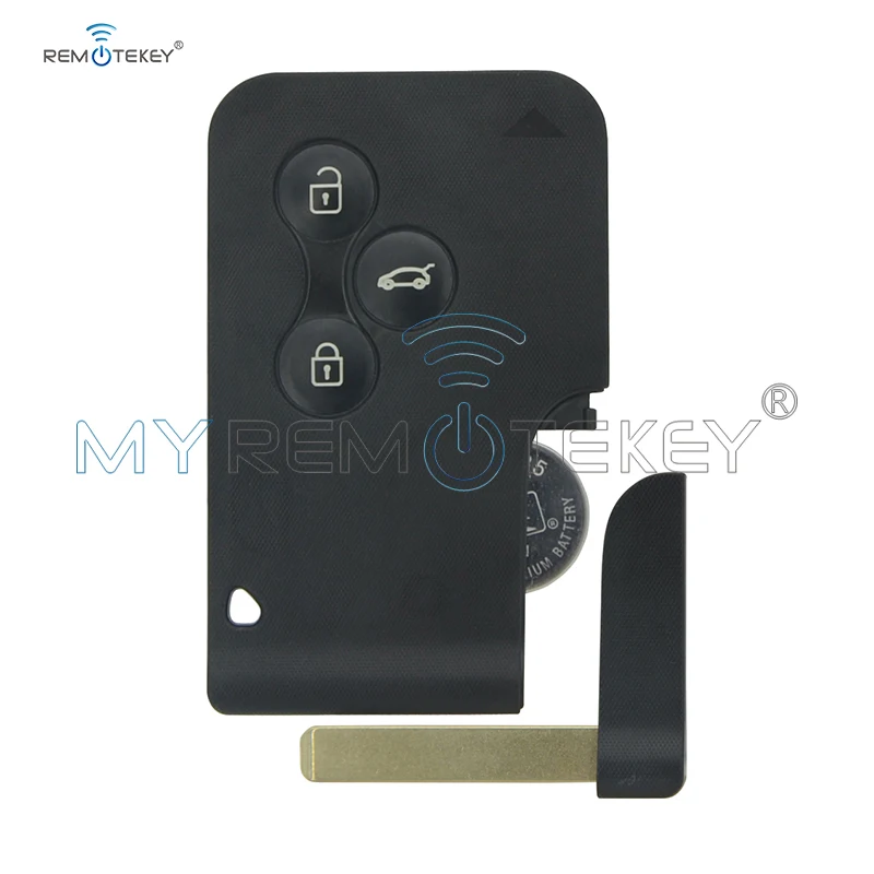 Remtekey 7701209132 смарт-карта ключа 433 МГц PCF7947 3 кнопки для Renault Megane II Megane 2 Scenic II Grand Scenic II 2003-2008