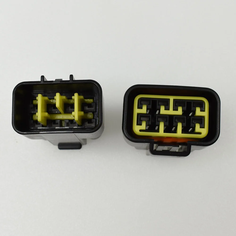 1-20 Kit Black 2.3mm Male Female FW-C-8M-B FW-C-8F-B Furukawa 8 Pin Waterproof Automotic Connector Adapter With Pins | Обустройство