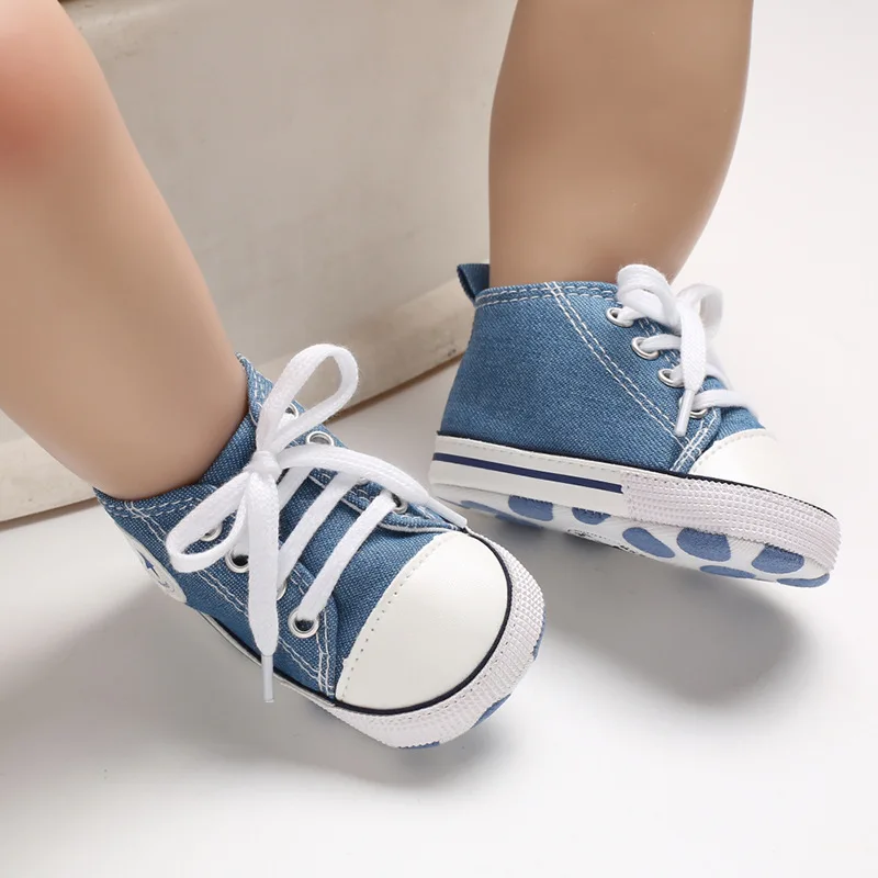 

Canvas Baby Sports Sneaker Newborn Baby Girls Shoes boys First Walkers Shoes Infant Toddler Soft Sole Anti-slip baby moccasins