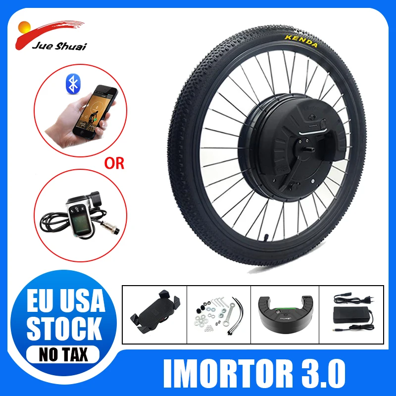 

36v 350w Ebike Conversion Kit Front Wheel 26 700C iMortor 3 Electric Bike Conversion Kit with 7.2AH Battery 40KM/H Max Speed