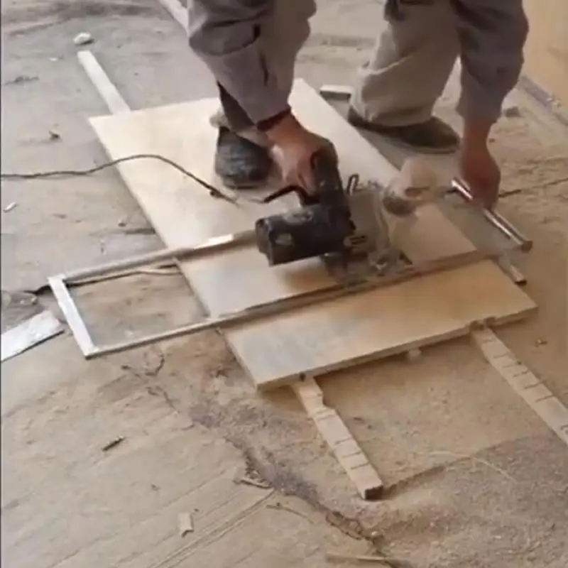 

Multi-function cutting machine hand-held in electric circular saws modification positioning cutting board