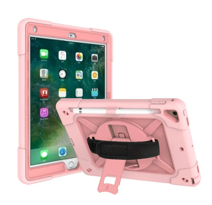 Чехол для планшета, для iPad Air 2, сверхмощный ПК, Прочный Гибридный чехол-подставка для iPad Air 2, iPad 9,7,,, чехол, Coque
