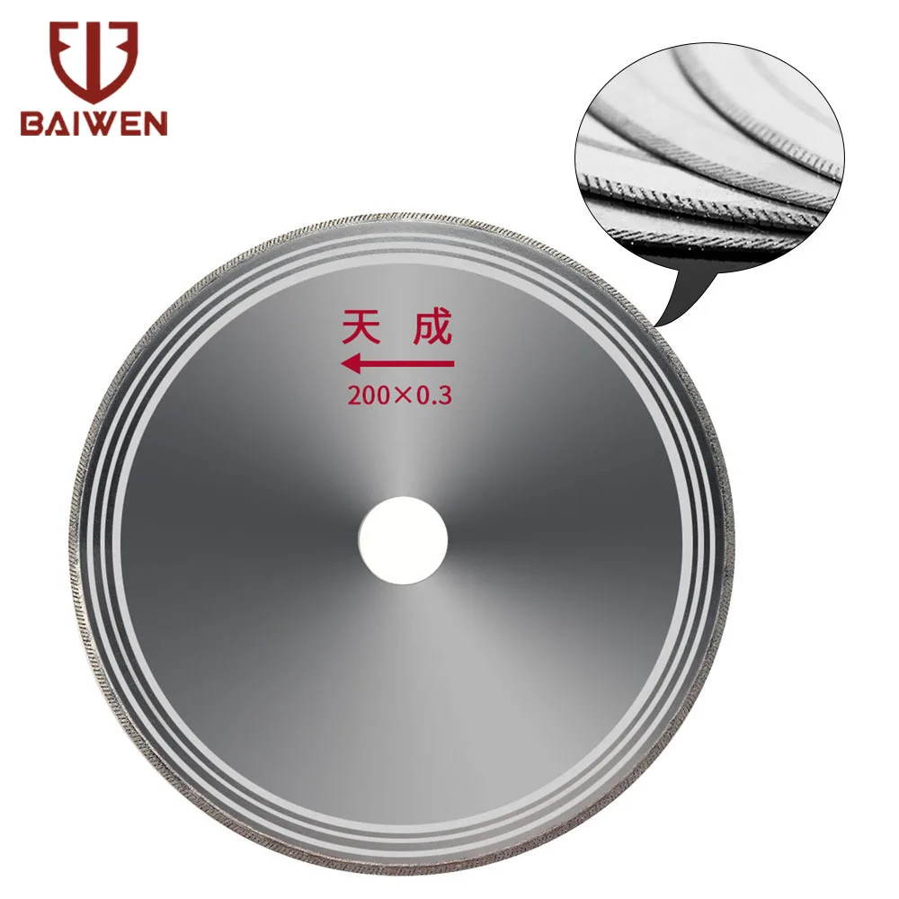 

110mm-200mm Ultra-thin Diamond Circular Saw Blade 4/6/7/8 Inch Cutting Disc Cut Jade Wheels For Agate Glass Gems Stone Slits