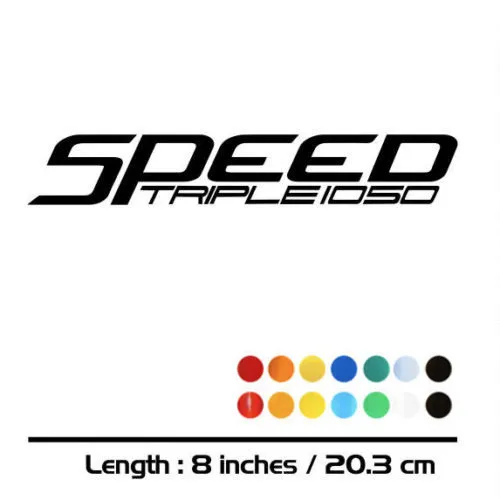 

2 X New Sales motorcycle bike Fuel tank Wheels Fairing notebook Luggage helmet MOTO Sticker decals For TRIUMPH SPEED TRIPLE 1050