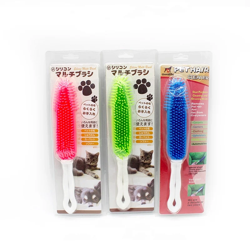 Мягкая силиконовая Расческа для домашних собак кошек щенков волос щетка