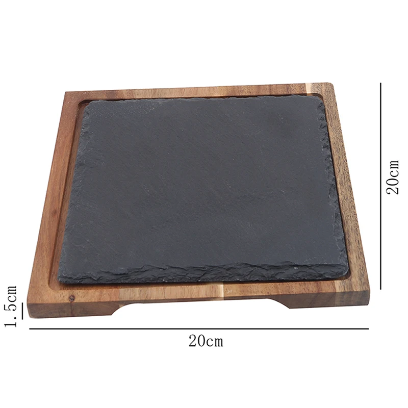 Wooden Plate Round Square Bowls Plates For Succulents Pots Trays Base Stander Garden Decor Home Decoration Craft | Дом и сад