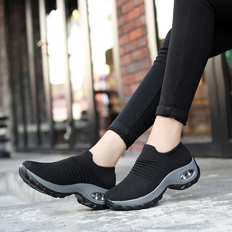 2020 прогулочная обувь Носки Кроссовки Женская Zapato Feminino Обувь для бега Chaussures Femme