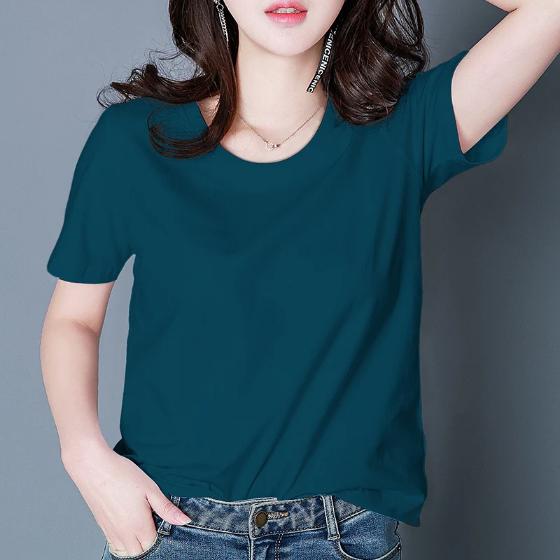 

2020 Women mint Short Sleeve Shirt Top Garment