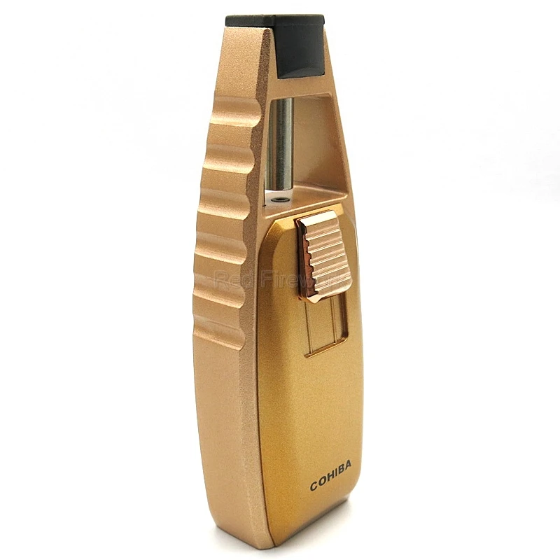COHIBA специальный курительный гаджет фонарь зажигалки ветрозащитный 1 струя многоразового прикуривателя креативный пистолет зажигалка для сигар
