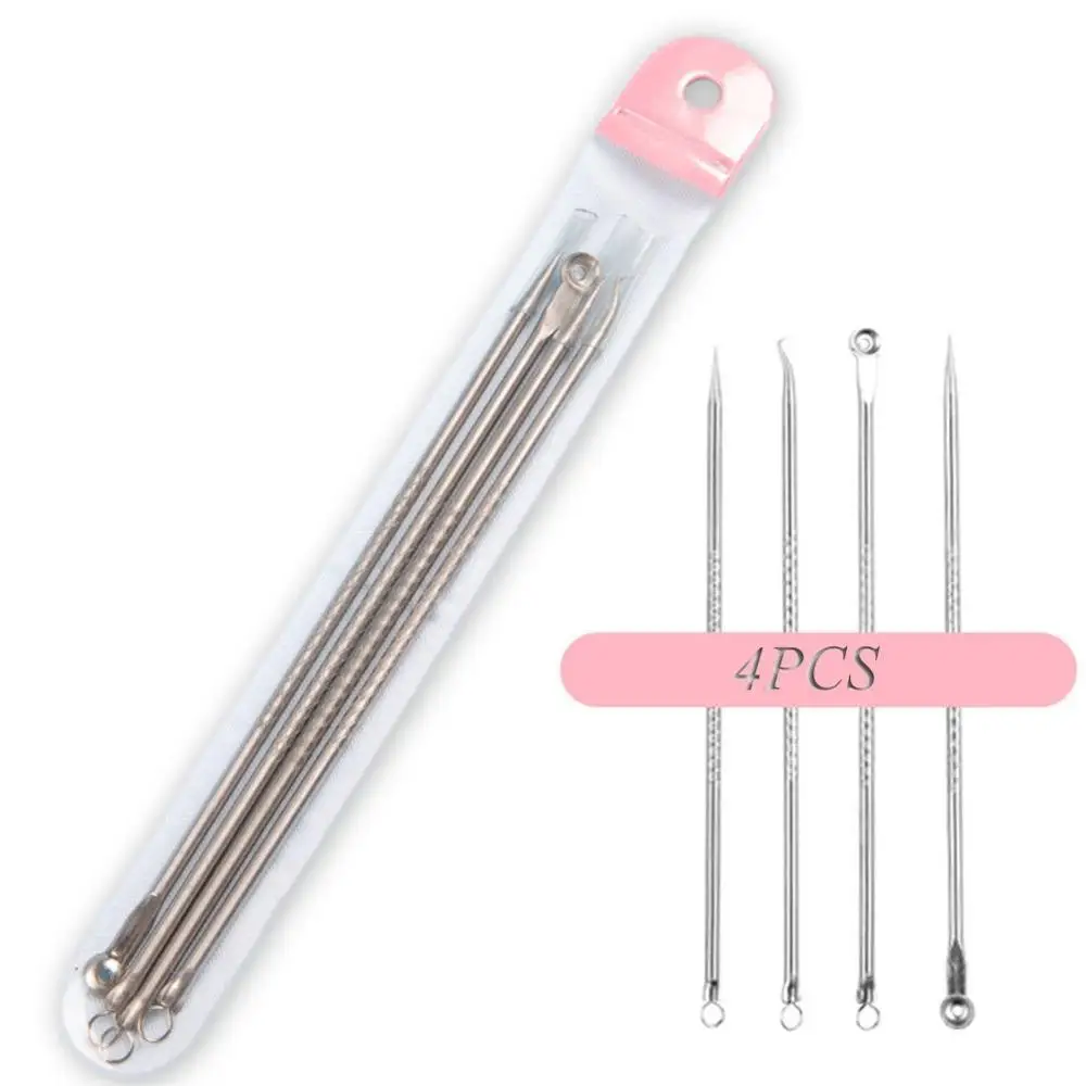 4 шт./компл. для удаления угрей акне иглы прыщей точечный инструмент камедонов