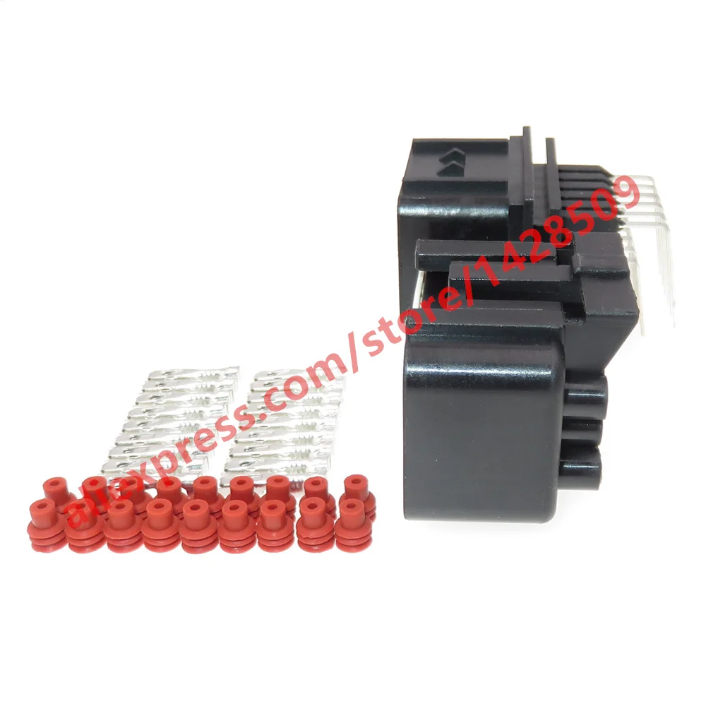 5 комплектов 18 Pin 344106-1 344107-1 гнездовой штекер из пластика Медь Way Tyco TE AMP