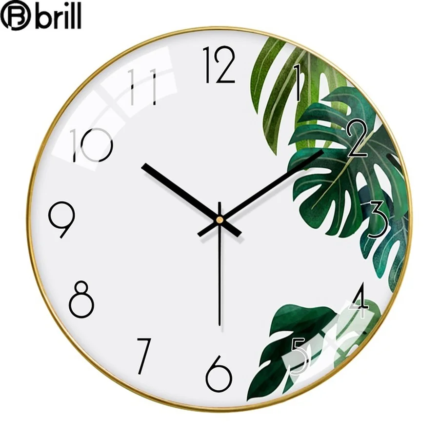 

Creative Nordic Modern Wall Clock Gold Watch Wall Living Room Bedroom Clocks Wall Home Decor Silent Farmhouse Decor Reloj Pared