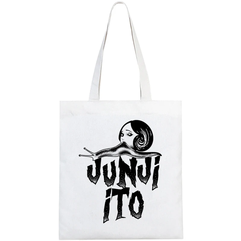 

Джутовая сумка для покупок Junji Ito, многоразовая сумка для покупок, сумки для покупок, сетчатая плетеная сумка, хозяйственная сумка на заказ
