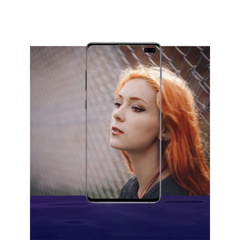 Полное покрытие для Samsung S10 Plus + задняя камера металлическая защита круг протектор