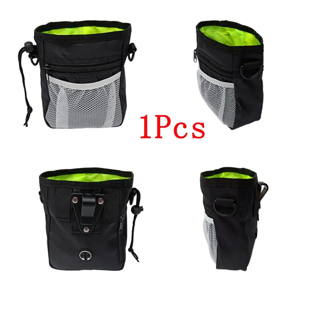 

Dog Treat Training Pouch With Poop Bag Dispenser Pet Dogs Snack Food Bag Large Capacity Pack Pouch With Adjustable Strap