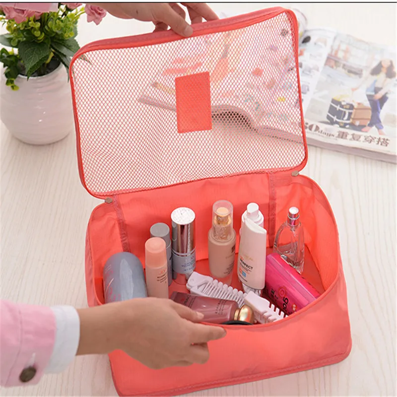 

6pcs Travel Waterproof Organizer Bags Clothes classification Storage Case Luggage Suitcase Storage bag Fashion Packing Cube