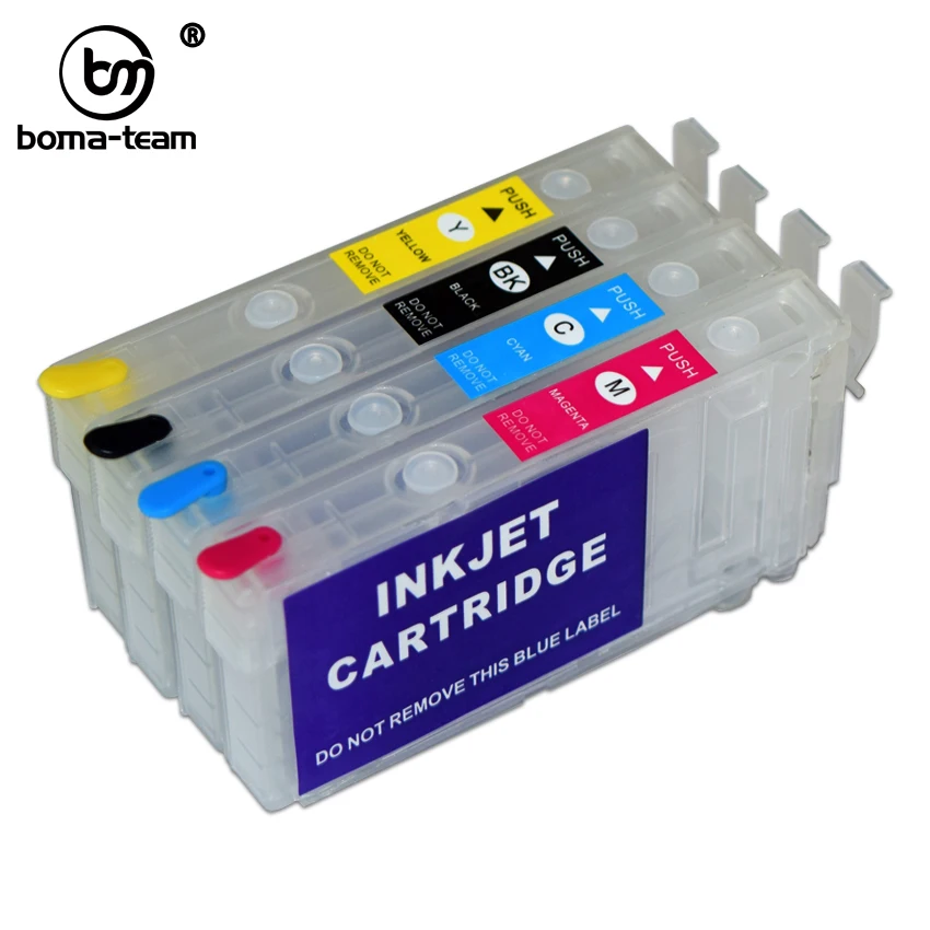 

AU 812XL 822xl Rillable Ink Cartridge With Chip For Epson WorkForce WF-7830 WF-7835 WF-7840 WF-3820 WF-3825 WF-4820 WF-4825 4830