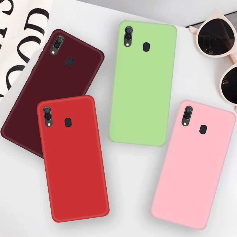Casptm Candy Color Phone Back Cover Case For Samsung Galaxy S8 S9 Plus S10e S10 Soft Tpu Cute Silicone Shell Coque Guard |