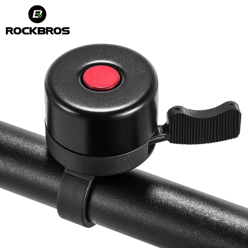 ROCKBROS мини велосипедный Звонок Портативный MTB дорожный велосипед кольцо из медного сплава Сверхлегкий Руль классический велосипедный рог аксессуары для велоспорта
